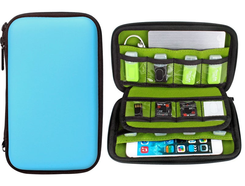 Aprince Digital Gadget Case Waterproof Memory Card Case, Designed for External Hard Drive,USB Flash Drives,Power Banks - Best for Traveling - Image 1